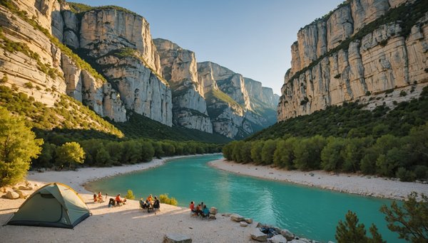 Séjour en camping dans les Gorges du Verdon