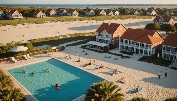 Où se loger pour des vacances dans le Médoc avec un accès gratuit à des activités de groupe ?